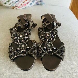 Rene Caovilla Embellished gladiator Sandals
